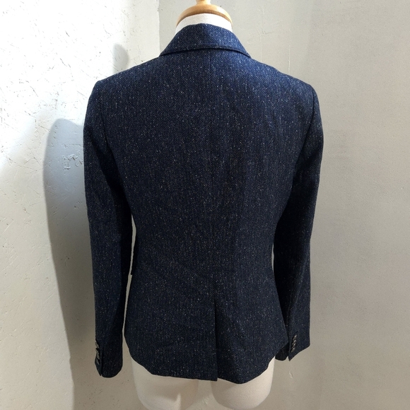 Banana Republic | Dark Blue Speckled Blazer - Picture 6 of 9